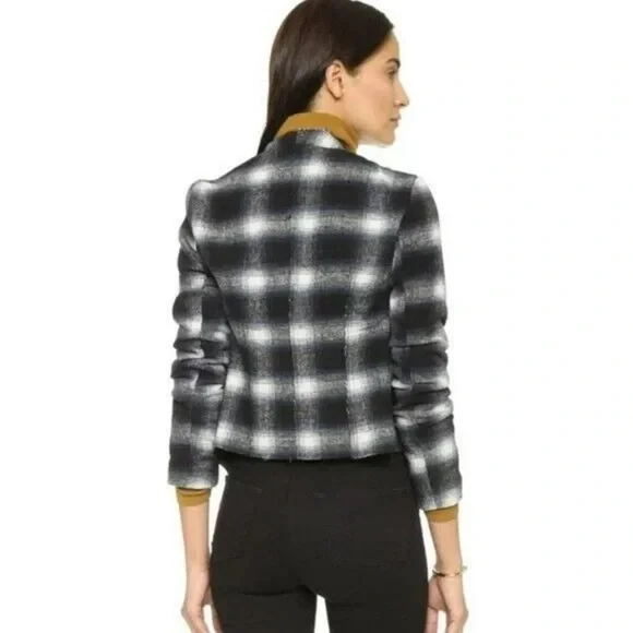 BB Dakota Quinn Plaid Flannel Jacket Size Small - Picture 3 of 9